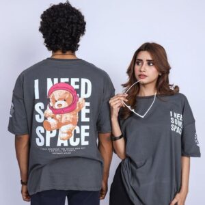Ash Mist Grey Tee – Pure Cotton Comfort