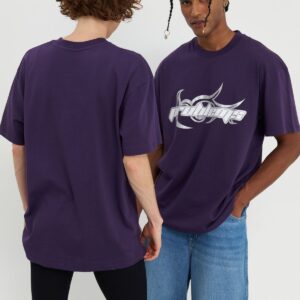 Royal Aura Shade Purple Tee – Pure Cotton Comfort